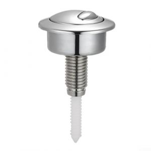 Bouton poussoir de rechange pour chasse d'eau de toilette, bouton chasse d'eau wc, double chasse d'eau, t&ecirc;te ronde, 48mm Diameter For standard cistern holes 39-42mm, Pour Twyford Optima49 (ReachMall, neuf)