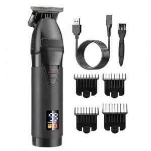 Tondeuse Cheveux Professionnelle, Tondeuse &agrave; cheveux rechargeable for hommes, rasoir professionnel, tondeuse &agrave; barbe, machine de coupe de cheveux for hommes, barbier, coupe de cheveux(Black) (nanfengxianluoleixiaoshoubu, neuf)