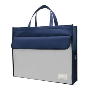 Sac &agrave; documents, pochette pour porte-documents d'affaires,Sac fourre-tout de rangement pour pochettes de fichiers A3 avec poign&eacute;e | Sac &agrave; main de stockage de documents portable de grande capacit&eacute; pour (ezqouek, neuf)