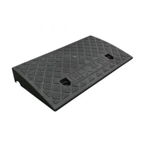 Ｚｉａｌｏｆｉ Rampe de Bordure pour Tondeuses Allée Moto, H 8cm Noir (ZhihengDA, neuf)