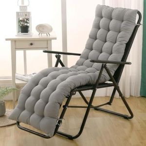 Coussin De Chaise Longue Bain De Soleil,Coussin Transat Jardin Exterieur Antid&eacute;rapante, Coussins De Meubles De Jardin, Coussin Transat &Eacute;pais Pour Fauteuil Relax Lounge - Sans Chaise(6#,48*163cm) (Fengzi Comprehensive, neuf)