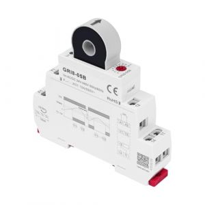 Relais de Courant de Type traversant Buyweek, Surveillance CA, Surveillance de surintensit&eacute;/sous-intensit&eacute;, Courant 2A-20A CA/CC 24V-240V (GRI8-05A/B)(GRI8-05B) (niunion, neuf)