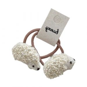 Adorable pince &agrave; cheveux en forme de h&eacute;risson avec attaches &eacute;lastiques en tissu pour le style quotidien des enfants, cravates l&eacute;g&egrave;res pour enfants (DJFqin, neuf)