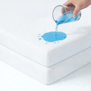 Lot de 2 prot&egrave;ge-Matelas imperm&eacute;ables pour lit de Voyage 95 x 65 cm (Baby Comfort Ltd, neuf)