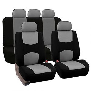 VewZJJ Voiture Ensembles Housses Siege pour Fiat 500L 500X 500S 500e 500,Confortable Respirant Avant Housse Coussin,ImperméAbles Antidérapant Protection Toutes Saisons Ensemble Couvre Sieges,Grey (Uinctd, neuf)