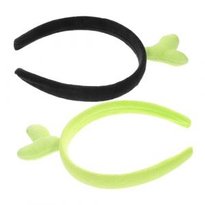 ADOCARN 2pièces -tête Forme De Pousse De Soja Lot De Bandeaux Cosplay Pour Cheveux Accessoires Anniversaire Pour Femmes Couvre-chefs De Fête (Qihmm, neuf)