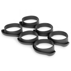 Okuli 6 x &Eacute;couteurs en Silicone Embouts d'oreilles Crochets pour Bose QuietComfort Ultra Casque &Eacute;couteurs en Noir (Macadamia Ltd, neuf)
