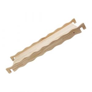 F Fityle Rampe pour clapier &agrave; Lapin, &eacute;chelle Suspendue pour Cage en Bois, Jouet d'escalade pour Hamster, Pont en Bois pour Souris, Petits Animaux, Chinchilla, C (Homegarden FR, neuf)