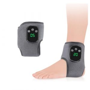 Appareil De Massage 3-en-1 Pour Les Pieds, Enveloppe Chauffante Pour Les Chevilles, Thérapie Par La Chaleur Infrarouge Lointaine À 5 Vitesses, Intensité Des Vibrations De Massage À 3 Vitesses, Minuter (SUSUWang1300, neuf)