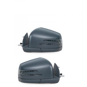 Voiture R&eacute;troviseur Pour Mercedes Pour Benz W164 X164 ML GL Cl 2005-2011 Ensembles De R&eacute;troviseurs &Eacute;lectriques Pour Voiture Noir 1668100164 1668100264 Retroviseur Complet &Eacute;l&eacute;ctrique(Primer,1 paire) (jianbianli, neuf)