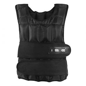 ISE Veste Lestée, Gilet Lesté, Poids Gilets pour Poids Entrainement Musculation Exercice Vestes Lestées, Gilet de Leste Musculation, Poids Fitness, Gilet Lesté 10kg, Poids 10kg (ISE STORE, neuf)
