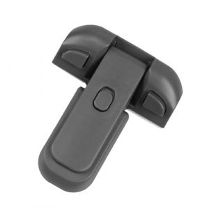 tiyiyok 1pc Verrou de Sécurité pour Enfants, Bloque Porte Bébé pour Frigo, Congélateur et Sécurité Placard Enfant, Verrou Porte et Ferme Porte sans Perçage ni Outils, Gris (leiyangshifangjiaodianzishangwuyouxiangongsi, neuf)