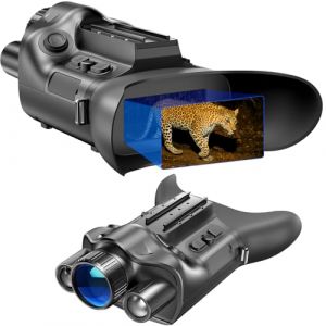 4K Jumelle Vision Nocturne avec T&eacute;l&eacute;m&egrave;tre, Dowesyeen 6000mAh Rechargeable Lunette/Jumelles Adultes Puissante avec Vision Nocturne Infrarouge et Diurne pour Chasse,Camping,Wi-FI (DOWESYEEN, neuf)
