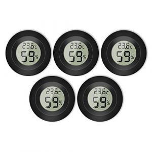 DIFCUL Mini thermometre interieur maison,thermomètre intérieur hygrometre interieur,thermomètre maison thermometre hygrometre interieur, LCD Digital Portable thermometre pour Chambre Bébé Bureau (HONG KONG HONGJIN TRADING CO., LIMITED, neuf)