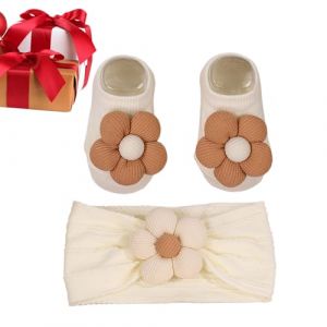 Chaussettes pour filles | Bandeaux mignons | Chaussettes Accessoires pour cheveux pour filles et s&eacute;ance photo &agrave; la maison en plein air Anniversaire, bapt&ecirc;me, c&eacute;r&eacute;monie, les jours f&eacute;ri&eacute;s (xurongs, neuf)
