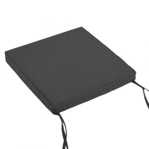 Coussin /Galette De Chaise Exterieur Imperm&eacute;able 40x40/45x 45/50x 50 cm,Coussins de Si&egrave;ge avec Attaches,&eacute;paisseur 5/8 cm,for Int&eacute;rieur Et Ext&eacute;rieur, Jardin, Cuisine, Bureau(Gris fonc&eacute;,40x40x5cm) (Danansentt Shop, neuf)