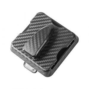 Support de lunettes de soleil de voiture - Clip de fixation pour visière de voiture - Support de rangement robuste - Clip fixe à l'arrière pour billets de carte pour lunettes de soleil, lunettes de (Facynde, neuf)