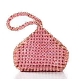 BABEYOND Pochette &agrave; paillettes style ann&eacute;es 1920, motif paon &agrave; paillettes, pochette pour femme, pochette de soir&eacute;e ann&eacute;es 20, sac &agrave; perles, accessoire de costume Gatsby, f&ecirc;te de mariage, rose, Taille (BABEYOND  FR, neuf)