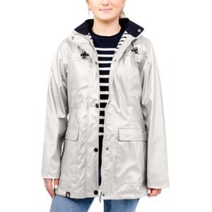 Breizh Ocean - Cir&eacute; Femme Imperm&eacute;able - du XS au 4XL - Cr&eacute;ation Fran&ccedil;aise GUIDEL - Manteau Femme &agrave; Capuche - Veste Imperm&eacute;able avec Couture Impermeable (BREIZH OCEAN, neuf)