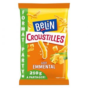 BELIN - Croustilles Emmental Party 210G - ( Lot De 4 ) (Les Trois Mousquetaires, neuf)