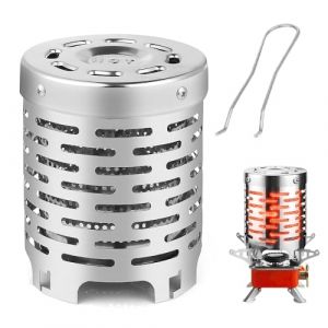 Riisoyu Chauffage Gaz Camping, Chauffage pour Réchaud à Gaz Adaptateur Chauffage pour Rechaud Camping gaz Portable pour Réchaud de camping pour Les Activités en Plein Air réchaud de Tente (yuanbotutech, neuf)