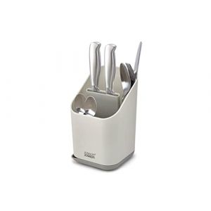Joseph Joseph Duo Egouttoir à couverts pour évier de cuisine avec fente pour couteaux, égouttoir à couverts pour évier de cuisine, gris (DS Trading GmbH, neuf)