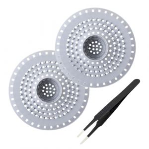 VINZOR 2Pcs Attrape Cheveux Douche en Silicone - Filtre Cheveux Douche - Filtre Evier Cuisine et Filtre Douche Anti-Bouchage - Salle de Bain Accessoire Universel pour Baignoire/Douche/Cuisine (Shophaomall Store, neuf)