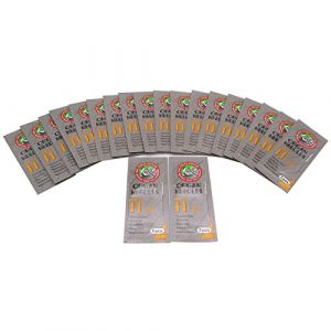 Aiguille pour Organ dans une boîte en plastique transparent CKPSMS-Aiguilles à coudre Organ-HAX1 Compatible avec/Remplacement pour Singer Marque,Pfaff Marque,Brother Marque(Organ-HAX1 11/75 100PCS) (CKPSMS Officiel, neuf)