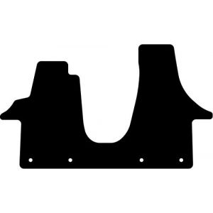 Kovvar Tapis en Caoutchouc Duogrip Compatible avec Volkswagen Transporter T5 2003-2015 Correspondant à la Version: Avant (Kovvar, neuf)