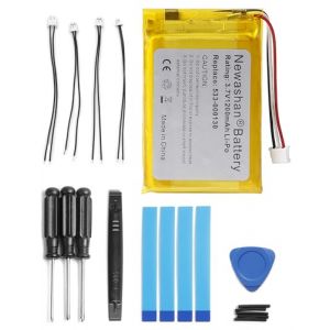 NEWASHAN Batterie 533-000130 Compatible avec Logitech G900 G903 G403 G703 Prodigy RGB Souris de Jeu sans Fil Wireless Mouse 1200mAh 3,7V Rechargeable Li-ION Lipo Accu Piles 523450 avec Kit d'outils (newashan, neuf)