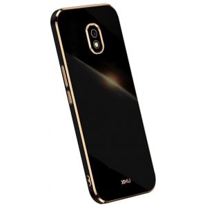 RankOne Phone Coque Convient &agrave; Samsung Galaxy J3 2017 (5" inches), &Eacute;tui de T&eacute;l&eacute;phone Portable en Silicone avec Cadre de Galvanoplastie - Le Noir (Rankone, neuf)