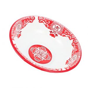 DOITOOL Ensemble De Bols Lavabo Rouge Marmite &Agrave; Soupe Bol &Agrave; M&eacute;langer Saladier Forme Ronde 26 Cm Peu Encombrant Adapt&eacute; Aux Animaux De Compagnie (Karin Yang, neuf)