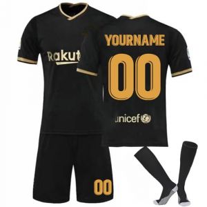 HGWOPGASD Barca Maillot De Foot Ensemble Foot Enfant Maillot Enfant De Foot Retro Soccer Jersey, 10 Maillot Classique, Ensemble Enfant Et Adultes, Maillot De Foot pour Enfants Maillot Barcelone A02 (HGWOPGASD, neuf)
