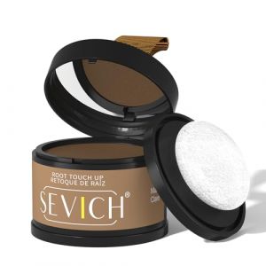 Sevich Hairline Powder &ndash; Root Touch Up &ndash; Coloration instantan&eacute;e des cheveux pour couvrir les cheveux gris clairsem&eacute; &ndash; Poudre capillaire dissimulant les taches chauves pour homme et femme &ndash; &Eacute;tanche 48 (Sevich Top Beauty, neuf)