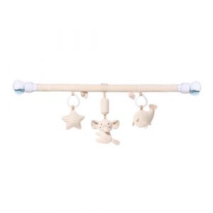 Sharplace Arche de Poussette pour bébé, Jouet Mobile pour bébé, développement précoce, Clip sur Arche Mobile, Accessoire de Berceau Souple, Jouet de siège pour, éléphant (RT Technology, neuf)