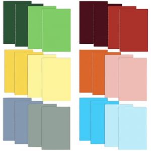DWIYITTN Petit Cahier, Lot de 24 Petit Carnet de Notes de Poche à Couverture Kraft, 36 Ligné Pages Mini Bloc Note pour Voyage Bureau Agenda L'école L'écriture, 13 x 9 cm, 12 Couleurs (Xinhua Hongda, neuf)