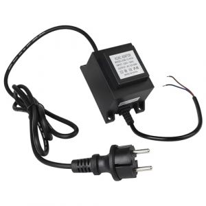 CPROSP Transformateur LED 12 V 50 W IP68 Driver LED extérieur étanche Transformateur de piscine 12 V Transformateur 220 V 12 V LED avec prise, entrée/sortie 220 V-50 Hz/AC 12 V 50 W (CPROSP, neuf)