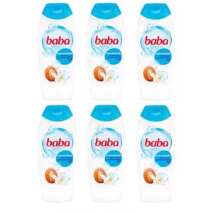 BABA Lot de 6 gels douche au beurre de karit&eacute; et &agrave; la fleur d'orange Hungarian 6 x 400 ml &ndash; (Lot de 6) Gel douche BABA beurre de karit&eacute; et parfum fleur d'oranger original hongrois 6 x 400 ml (Shipping From Hungary, neuf)