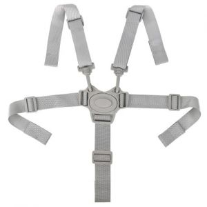 Ceinture de Sécurité à 5 Points Ceinture de Sécurité en Nylon Harnais de Sécurité pour Bébé Harnais Réglable pour Siège Bébé Ceinture de Sécurité pour Chaise Haute Bébé (Gris) (agienin, neuf)