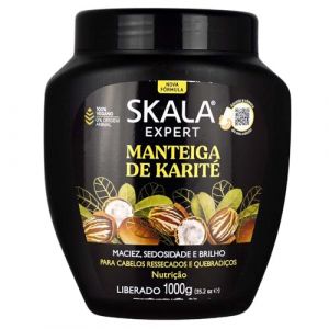 -SKALA EXPERT-Masque/Crème revitalisante/Crème coiffante "Lama Negra" - 1000ml- 100% VÉGÉTALIEN- Apporte brillance et finition soyeuse aux cheveux.- méthode bouclée appropriée (Salontotal, neuf)