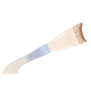 Pinceau &agrave; fond de teint liquide - T&ecirc;te inclin&eacute;e professionnelle - Pinceau plat pour fond de teint - Pour le visage des femmes et des filles - Pour la maison, les voyages, les f&ecirc;tes, le bureau, les (fantid, neuf)