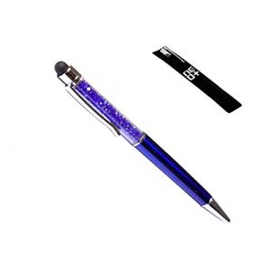 QUALITÉ 2-en-1 écran Tactile capacitif Stylet et Stylo à Bille avec Cristaux Swarovski. Recharge Stylo Gratuit (Marine) (ONLINE UK SELLER LTD, neuf)