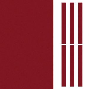 PATIKIL Tissu de Billard 9Ft, Feutre de Table de Billard Professionnel avec 6 Bandes de Feutre, Accessoires de Remplacement de Feutre de Billard pour Bars et Clubs, Rouge (PATIKIL UK, neuf)