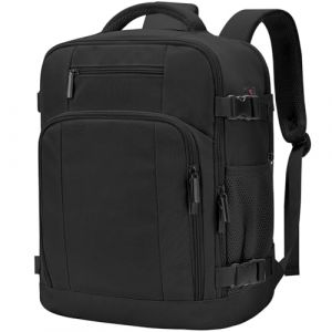 Sac &agrave; dos voyage cabine avion&ndash;Bagages cabine 55x40x20&ndash;Sac de voyage 44L avec compartiment pour ordinateur portable 17,3" et poche antivol (Aosun-uk, neuf)