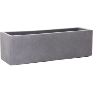 VIVANNO 'Fleurs Jardinière pour Balcon en Fibre de Verre Gris béton flobo FLOBO 18x60x18 Gris (AE Trade, neuf)