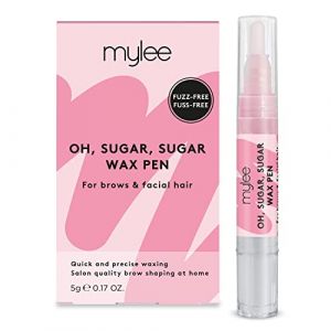 Mylee Stylo à Cire Oh Sugar + 20x bandes d'épilation à la cire - Cire professionnelle sans chaleur à base de sucre, bâton de cire de précision, pour épiler le corps, le visage et le maillot, Vegan (Just Beauty UK, neuf)