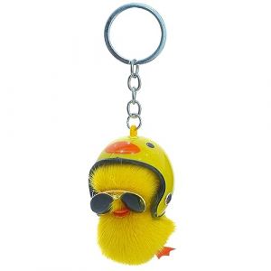 ZAYIUKI Porte-clés de Canard en Peluche de Dessin animé,pour clé de Voiture,Sac à Main,Pendentif,à la Mode,Mignon,Petit Cadeau (taiyuanxumeiqiongshangmaoyouxiangongsi, neuf)