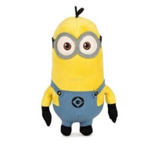 Play by Play Minions &ndash; Figurines en peluche et peluches de 20 cm, 30 cm et 50 cm : Bob, Otto, Kevin, Stuart et Dave &ndash; Plusieurs &eacute;ditions et tailles au choix (Kevin 22 cm) (FLOWTOYS, neuf)