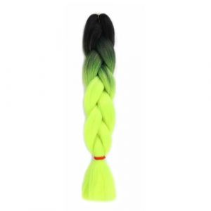LYVQZPWLRla mode synthétique, Extensions de cheveux synthétiques tressés de 61 cm for femmes, coiffures à faire soi-même, jaune, orange, blond(M10) (KanHuaDeY, neuf)