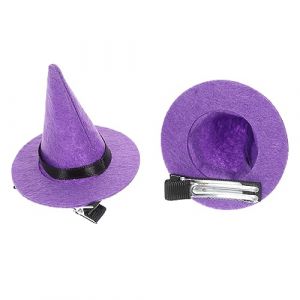 Gatuida 2 pièces Épingles à Cheveux Halloween Chapeau de Accessoires Cosplay Garçon Fille et Animaux pour Fête Déguisement (Brandon Zou, neuf)